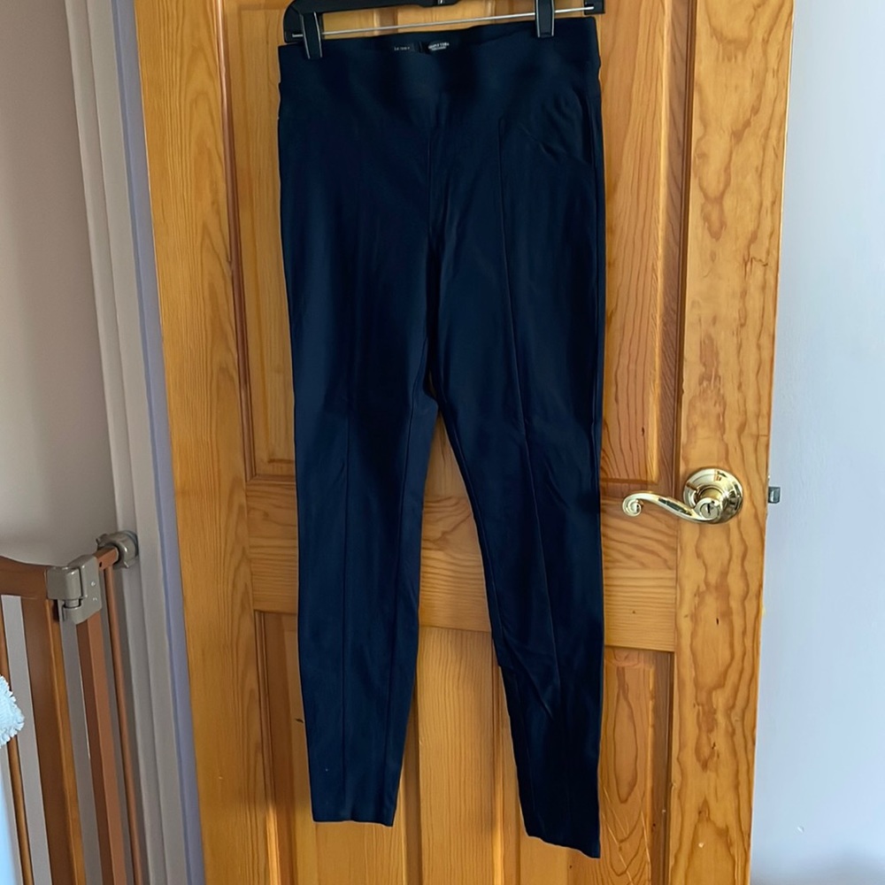 Simply Vera navy straight leg dress pant
